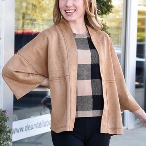 THML Faux Suede Jacket